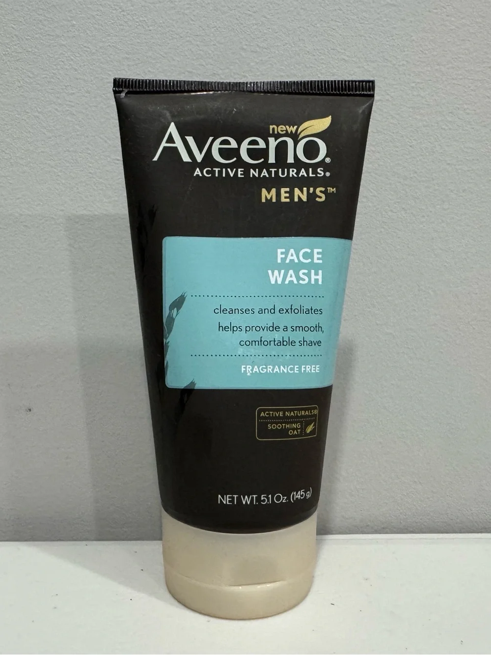 Aveeno Active Naturals Men’s Face Wash - Fragrance Free Soothing Oat